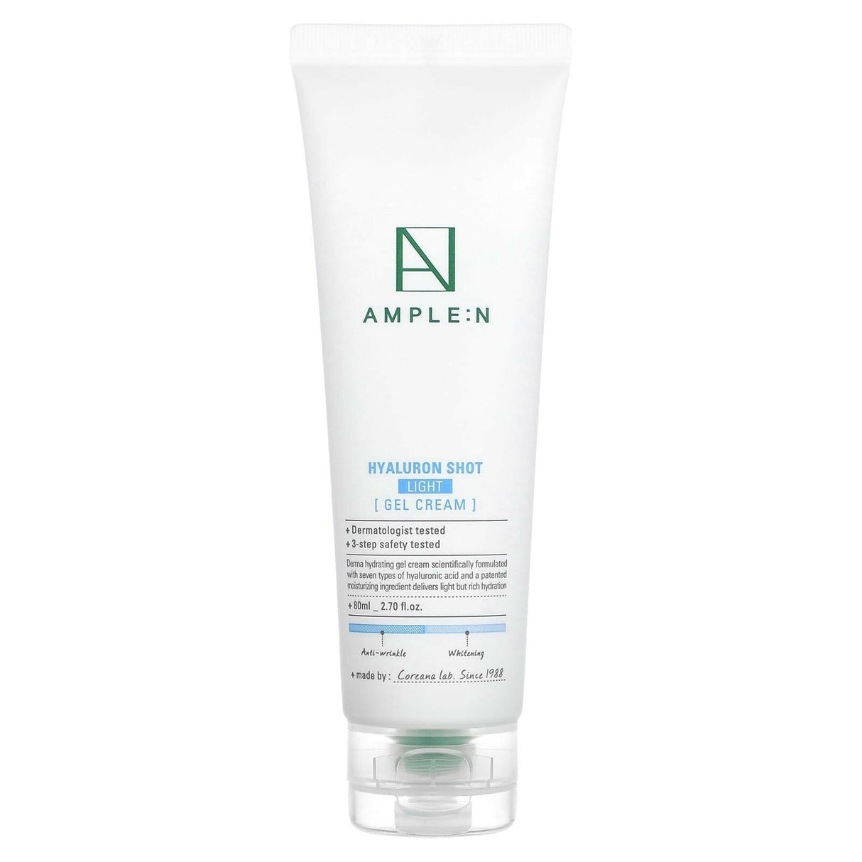 AMPLE:N, Hyaluron Shot, Light Gel Cream, 2.7 fl oz (80 ml) - Supply Center USA
