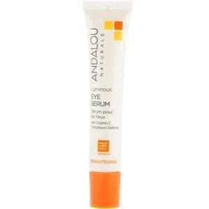 Andalou Naturals, Luminous Eye Serum, Brightening, .6 fl oz (18 ml) - Supply Center USA