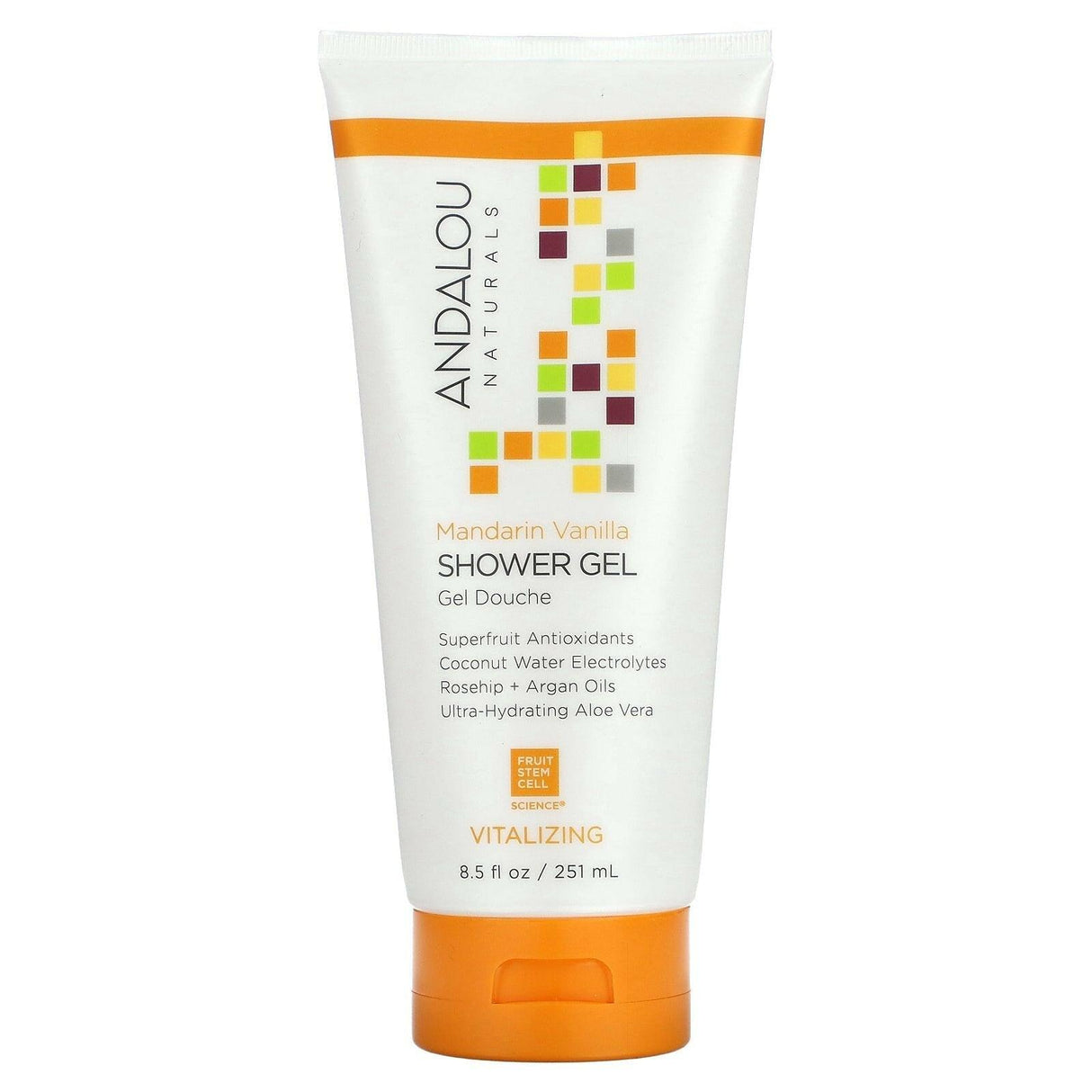 Andalou Naturals, Shower Gel, Uplifting, Citrus Sunflower, 8.5 fl oz (251 ml) - Supply Center USA