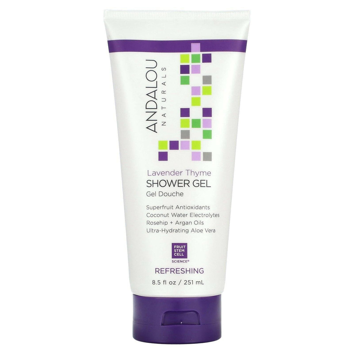 Andalou Naturals, Shower Gel, Uplifting, Citrus Sunflower, 8.5 fl oz (251 ml) - Supply Center USA