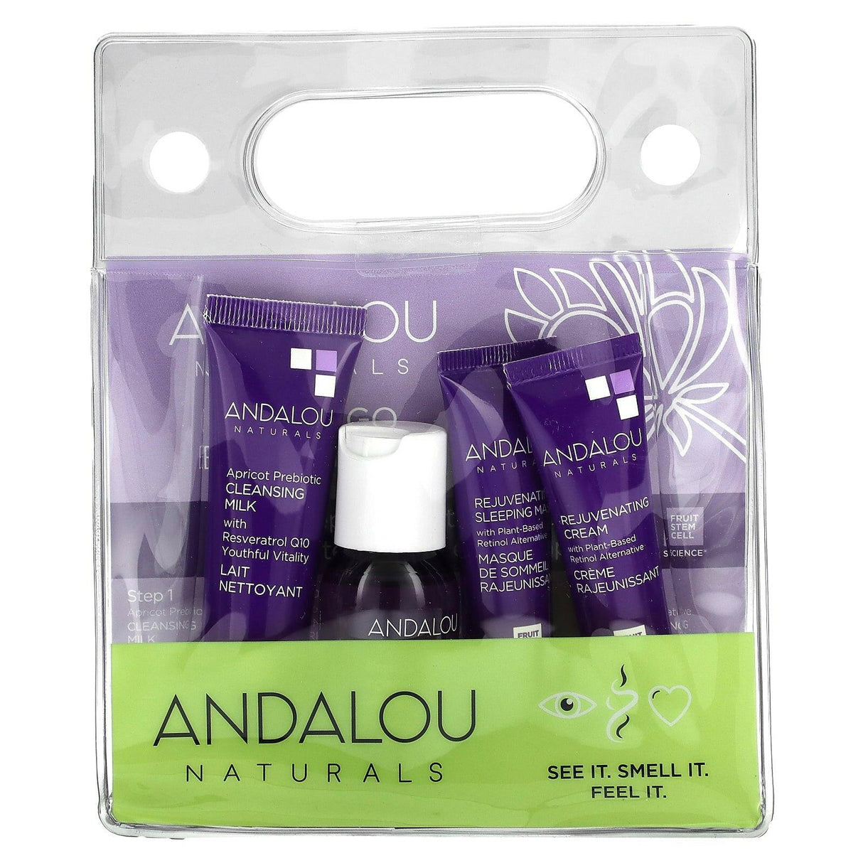 Andalou Naturals, The Age Defying Routine Set, 4 Piece Kit - Supply Center USA