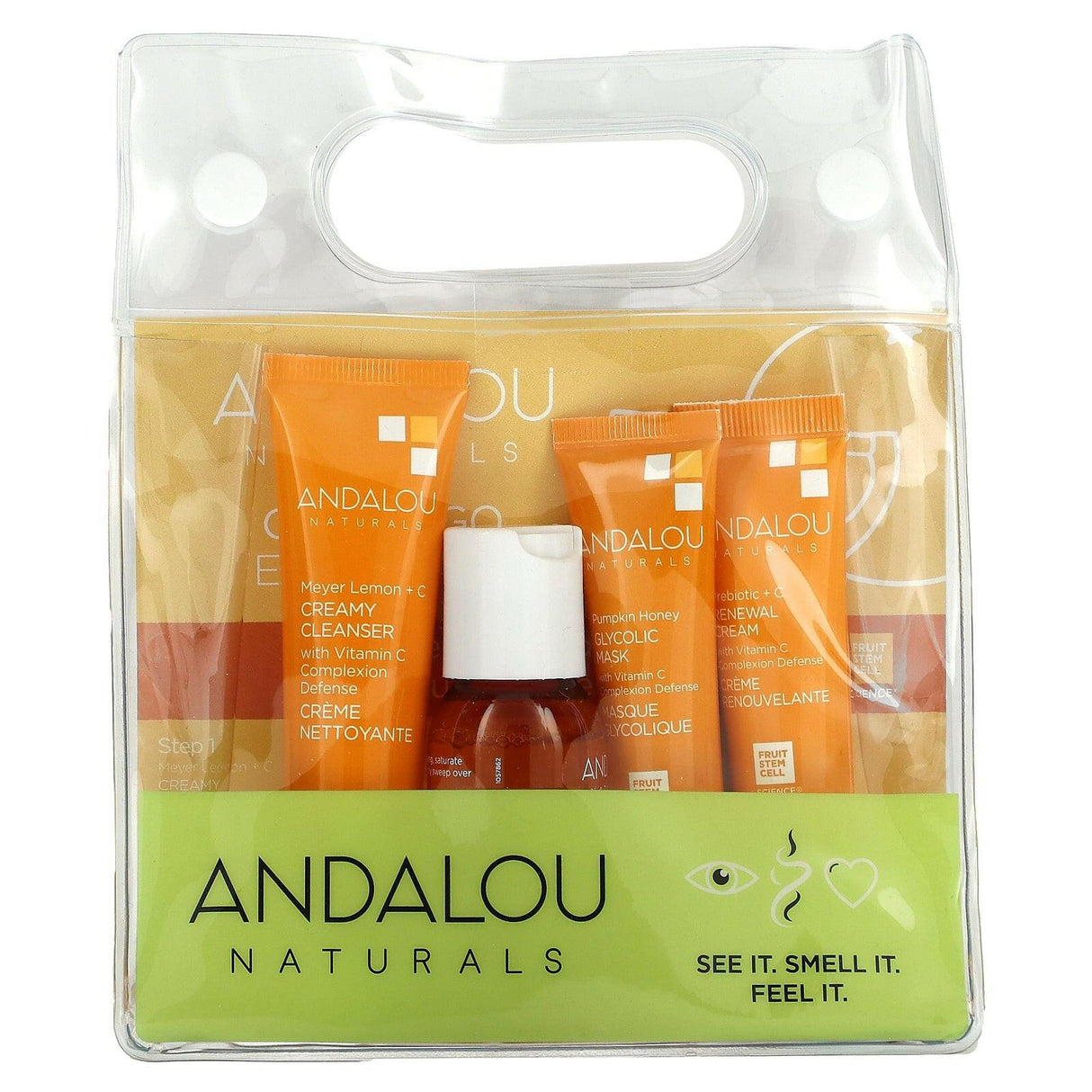 Andalou Naturals, The Brightening Routine Set, 4 Piece Set - Supply Center USA