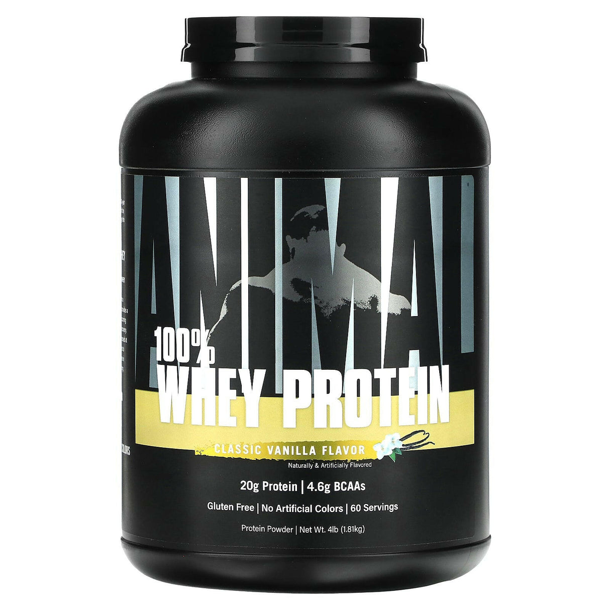Animal, 100% Whey Protein Powder, Classic Vanilla, 4 lb (1.81 kg) - Supply Center USA