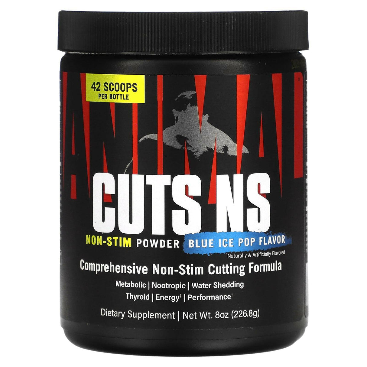 Animal, Cuts NS Non-Stim Powder, Blue Ice Pop, 8 oz (226.8 g) - Supply Center USA