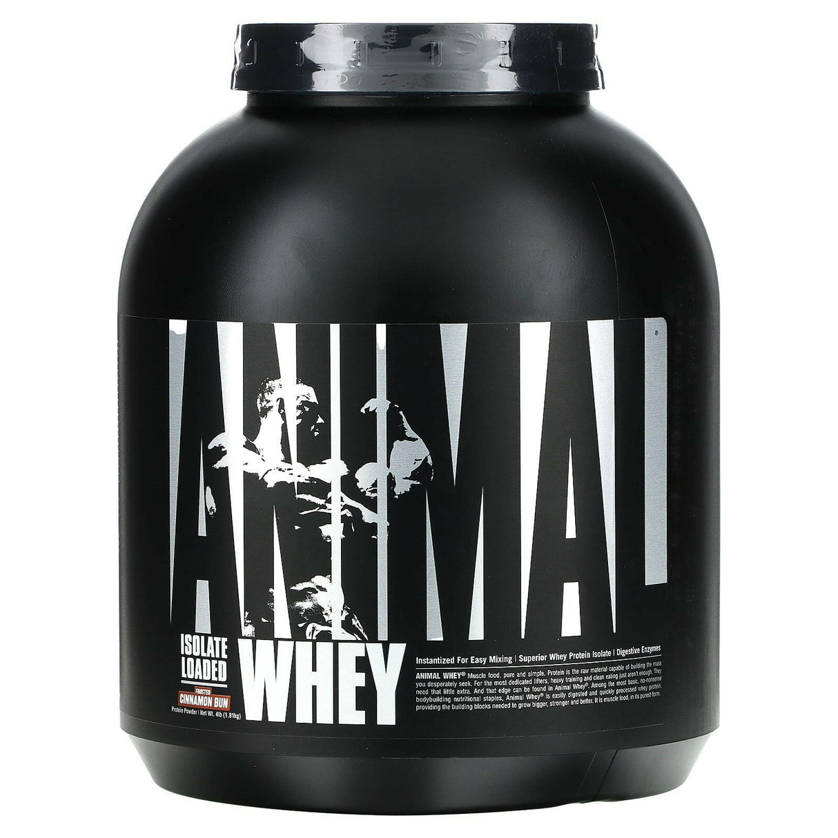 Animal, Whey Isolate Loaded, Frosted Cinnamon Bun, 4 lb (1.81 kg) - Supply Center USA