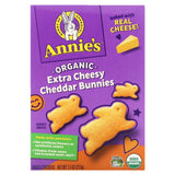 Annie's Homegrown, Organic Cheddar Bunnies, Baked Crackers, Extra Cheesy, 7.5 oz (213 g) - Supply Center USA