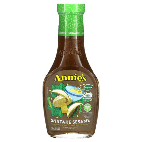 Annie's Homegrown, Organic Shiitake Sesame Vinaigrette, 8 fl oz (236 ml) - Supply Center USA