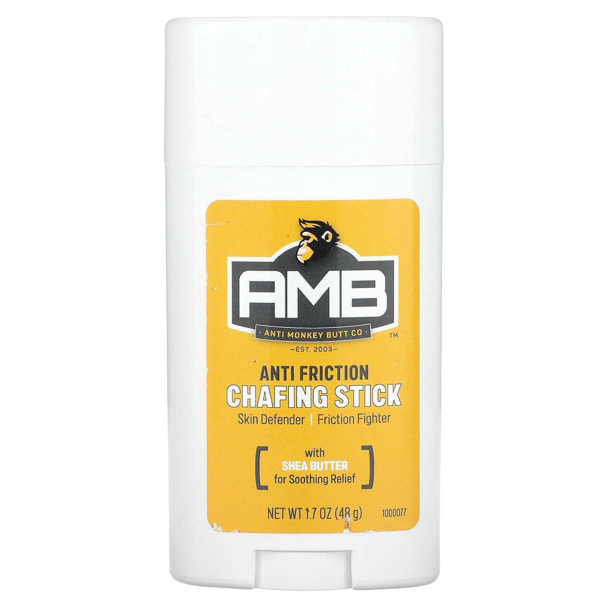 Anti Monkey Butt, Anti Friction Chafing Stick With Shea Butter, 1.7 oz (48 g) - Supply Center USA