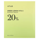 Anua, Green Lemon Vita C Blemish Serum 20%, 0.70 fl oz (20 g) - Supply Center USA