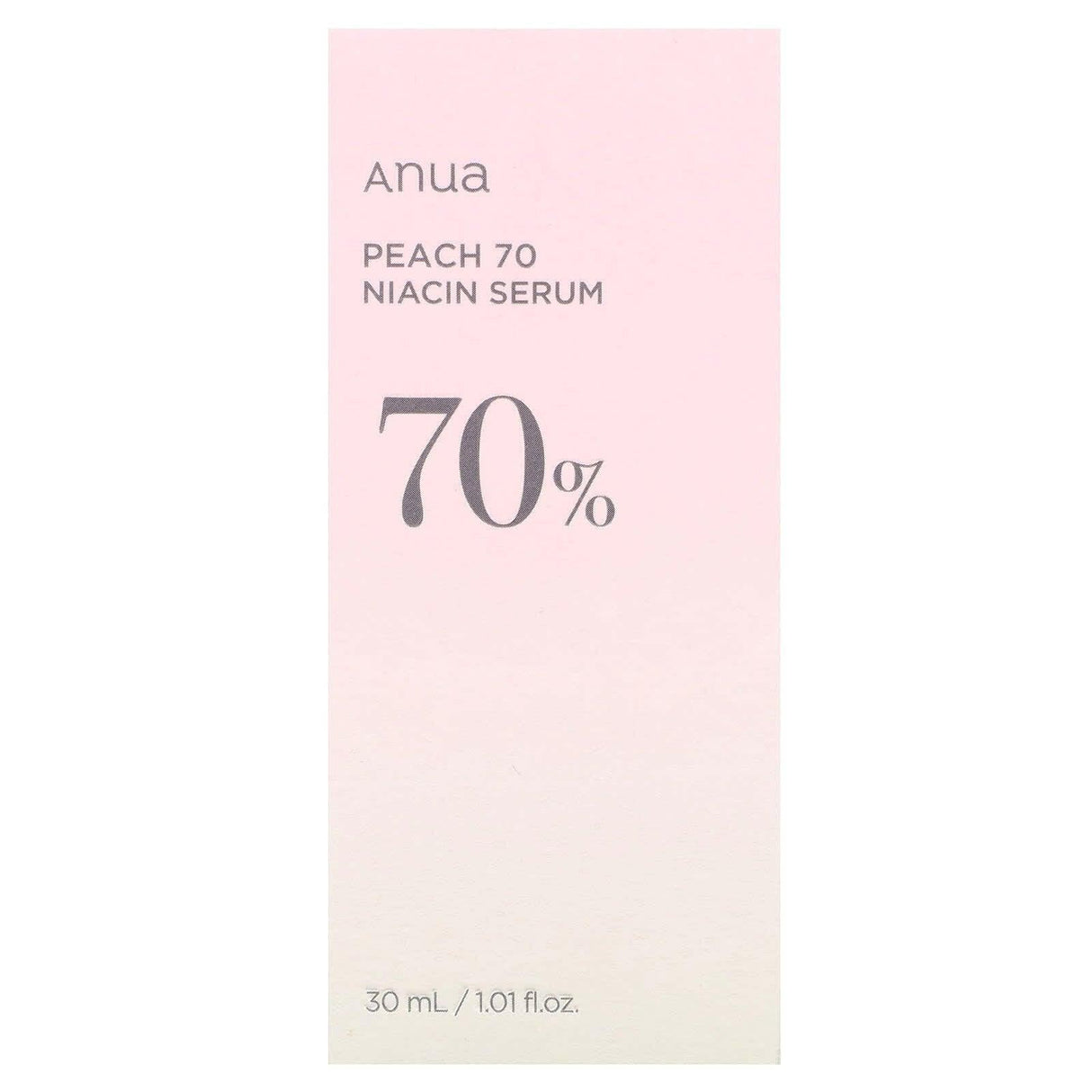 Anua, Peach 70% Niacin Serum, 1.01 fl oz (30 ml) - Supply Center USA