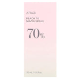 Anua, Peach 70% Niacin Serum, 1.01 fl oz (30 ml) - Supply Center USA