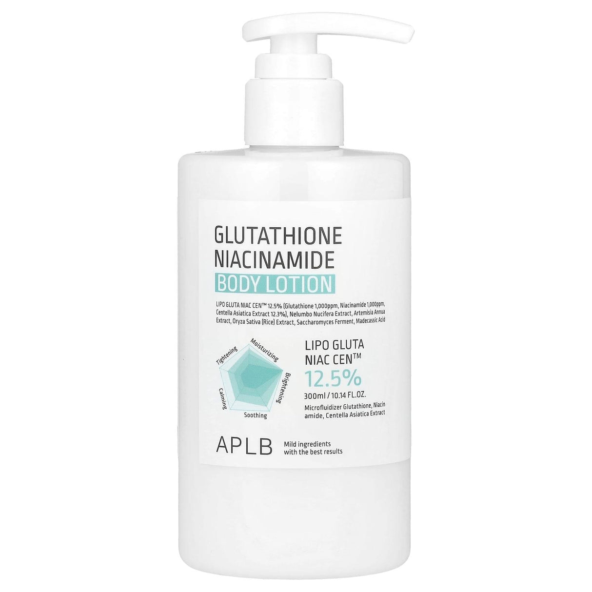 APLB, Glutathione Niacinamide Body Lotion , 10.14 fl oz (300 ml) - Supply Center USA