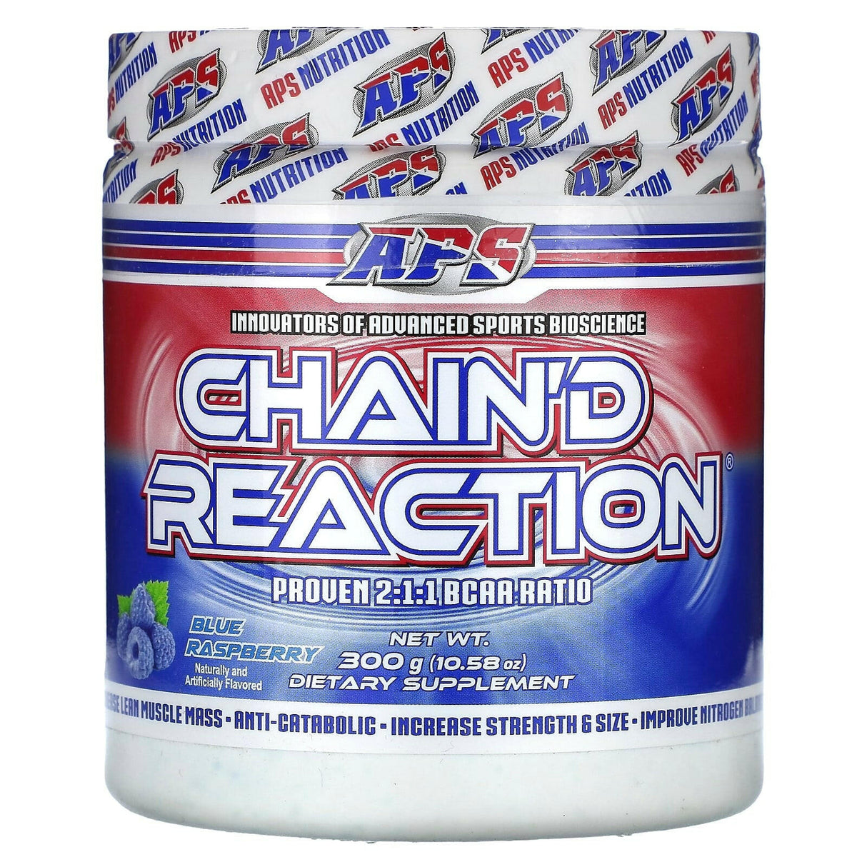 APS, Chain'd Reaction, Blue Raspberry, 10.58 oz (300 g) - Supply Center USA