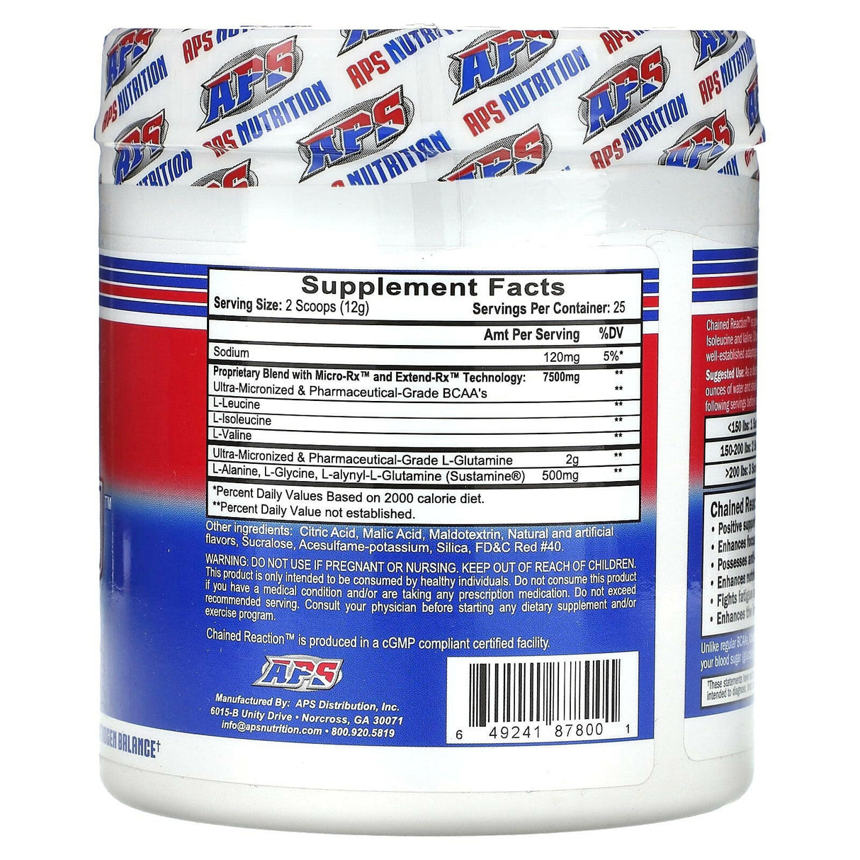 APS, Chain'd Reaction, Exotic Fruit, 10.58 oz (300 g) - Supply Center USA