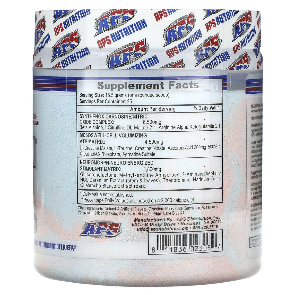 APS, Mesomorph, Carnival Cotton Candy, 13.68 oz (388 g) - Supply Center USA