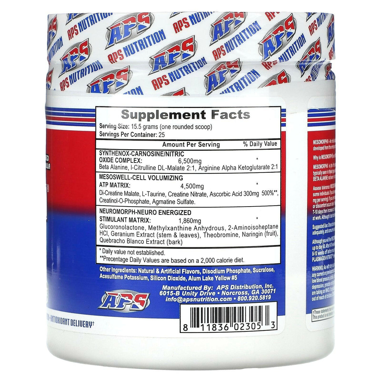 APS, Mesomorph, Pineapple, 13.68 oz (388 g) - Supply Center USA