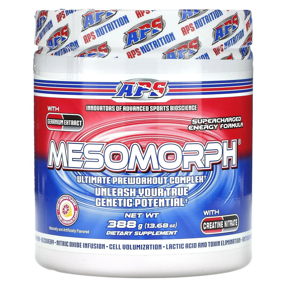 APS, Mesomorph, Pink Lemonade, 13.68 oz (388 g) - Supply Center USA