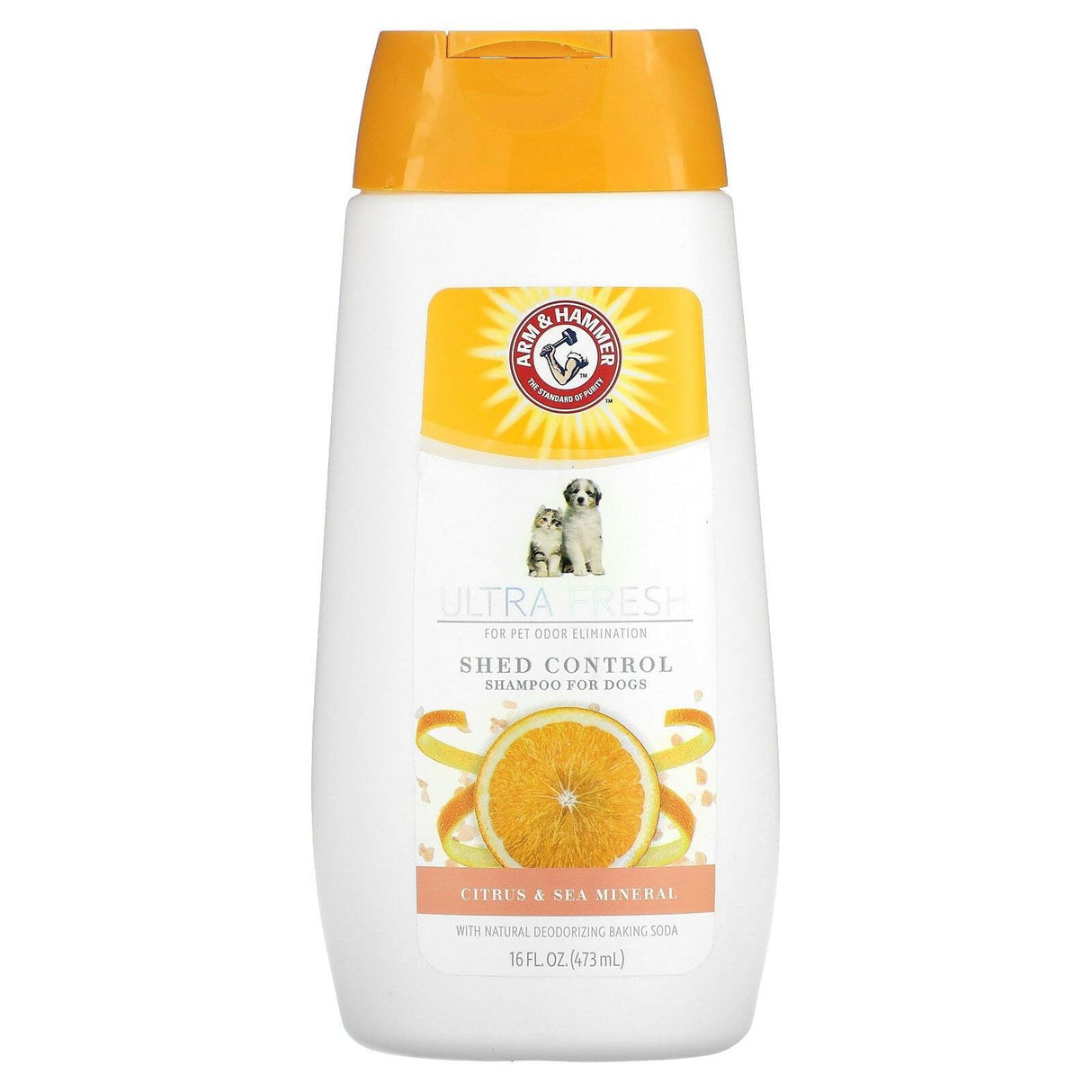 Arm & Hammer, Shed Control, Shampoo For Dogs, Citrus & Sea Mineral, 16 fl oz (473 ml) - Supply Center USA