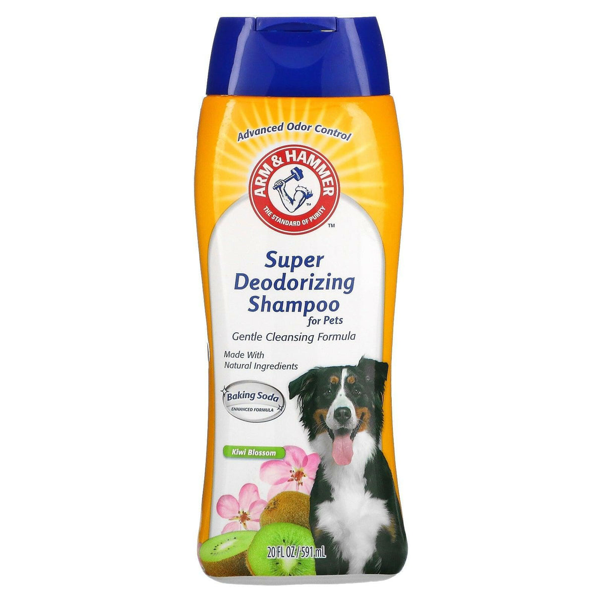 Arm & Hammer, Super Deodorizing Shampoo for Pets, Kiwi Blossom, 20 fl oz (591 ml) - Supply Center USA