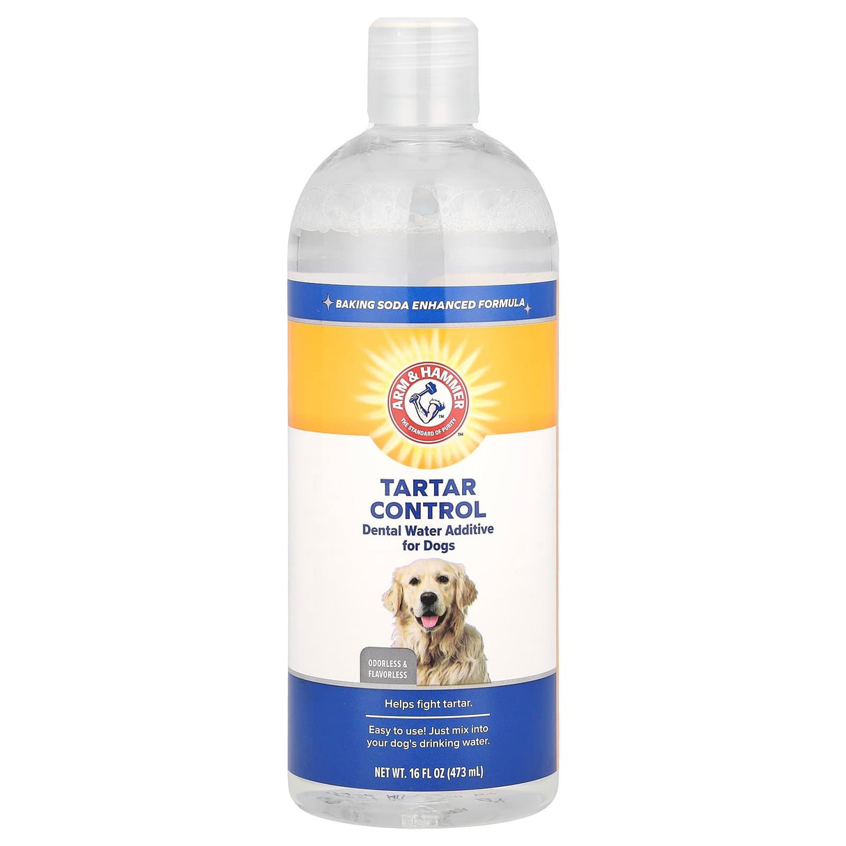 Arm & Hammer, Tartar Control For Dogs, Flavorless, 16 fl oz (473 ml) - Supply Center USA