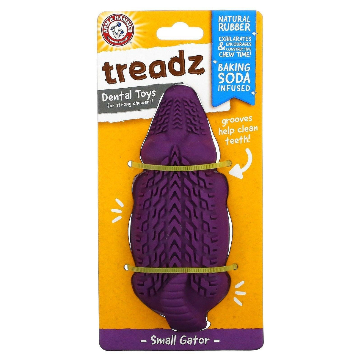 Arm & Hammer, Treadz, Dental Toys for Strong Chewers, Small Gorilla, 1 Toy - Supply Center USA