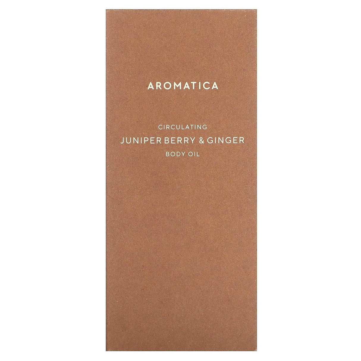 Aromatica, Circulating Body Oil, Juniper Berry & Ginger, 3.3 fl oz (100 ml) - Supply Center USA