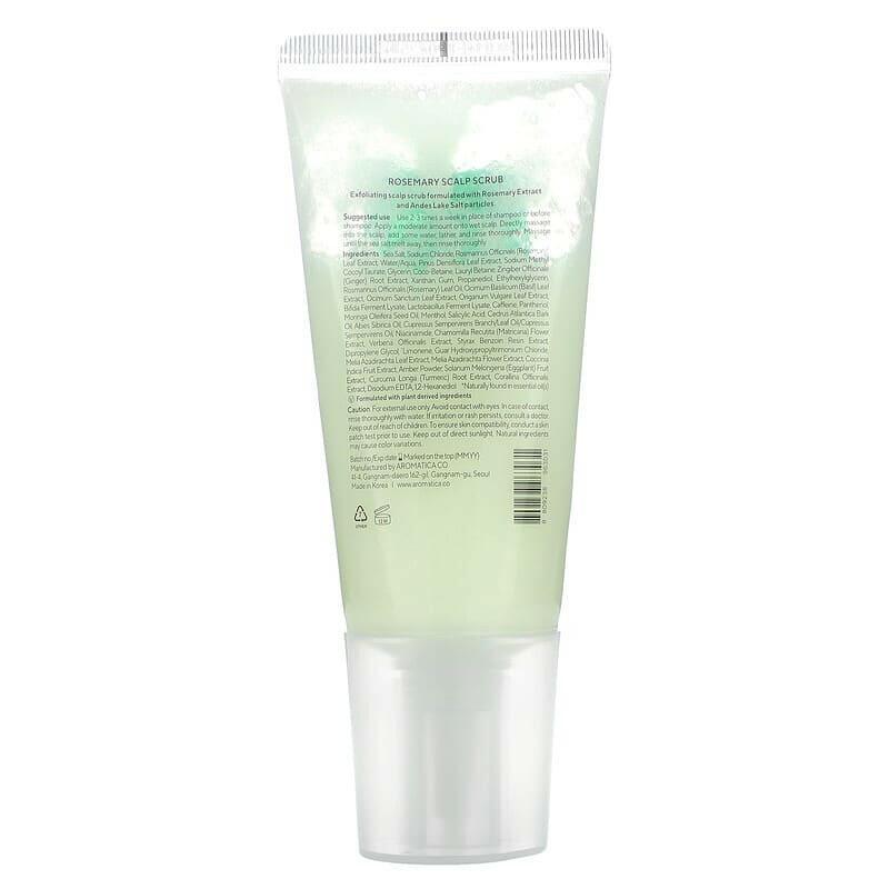Aromatica, Scalp Scrub, Rosemary, 5.8 oz (165 g) - Supply Center USA