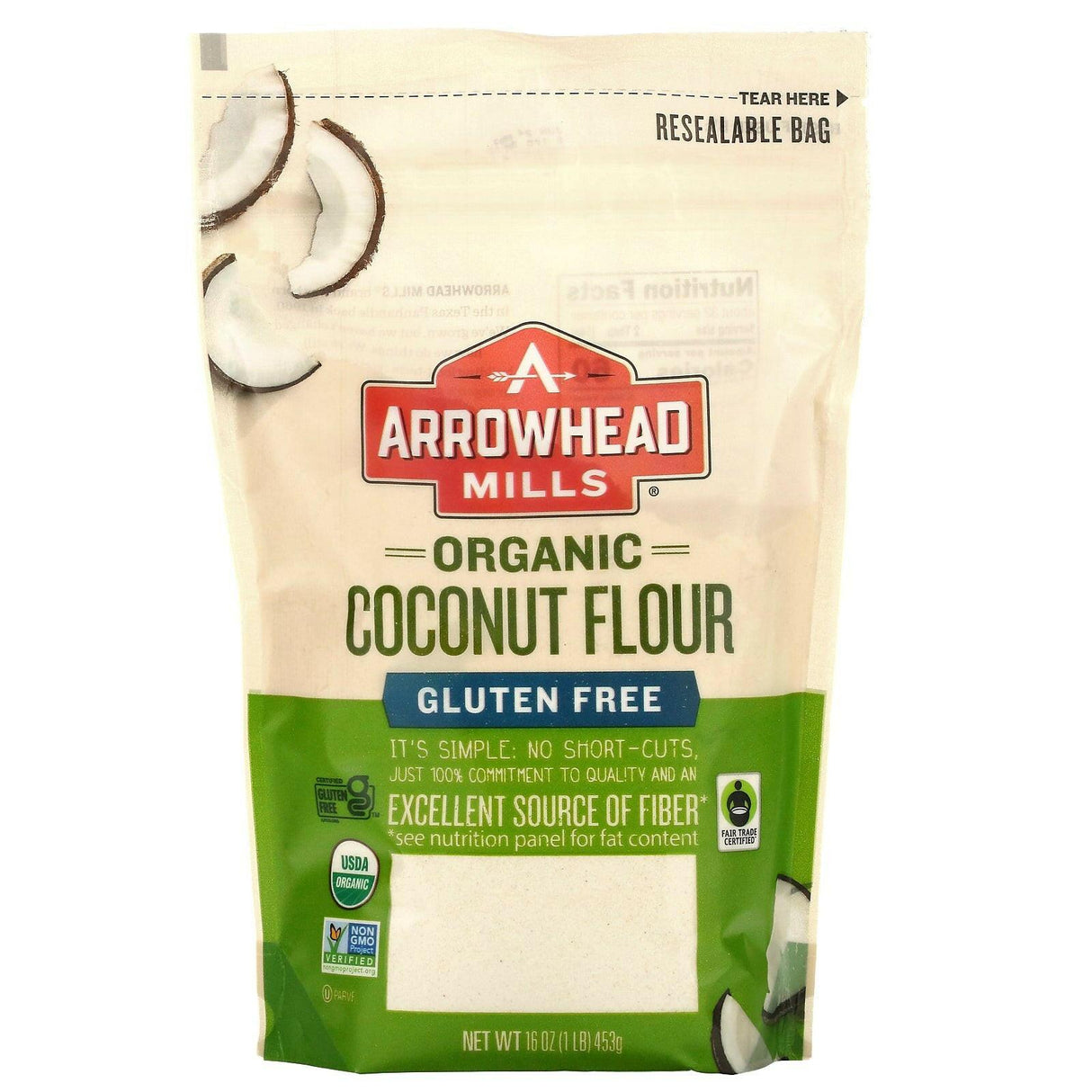 Arrowhead Mills, Organic Whole Wheat Flour, Stone Ground, 22 oz (623 g) - Supply Center USA