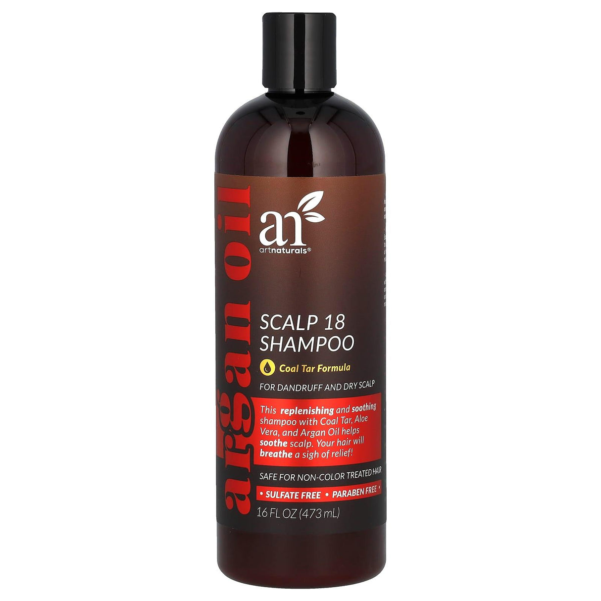 Artnaturals, Scalp 18 Shampoo, Coal Tar Formula, 16 fl oz (473 ml) - Supply Center USA