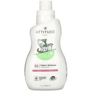 ATTITUDE, Fabric Softener, Fragrance-Free, 40 Loads, 33.8 fl oz - Supply Center USA