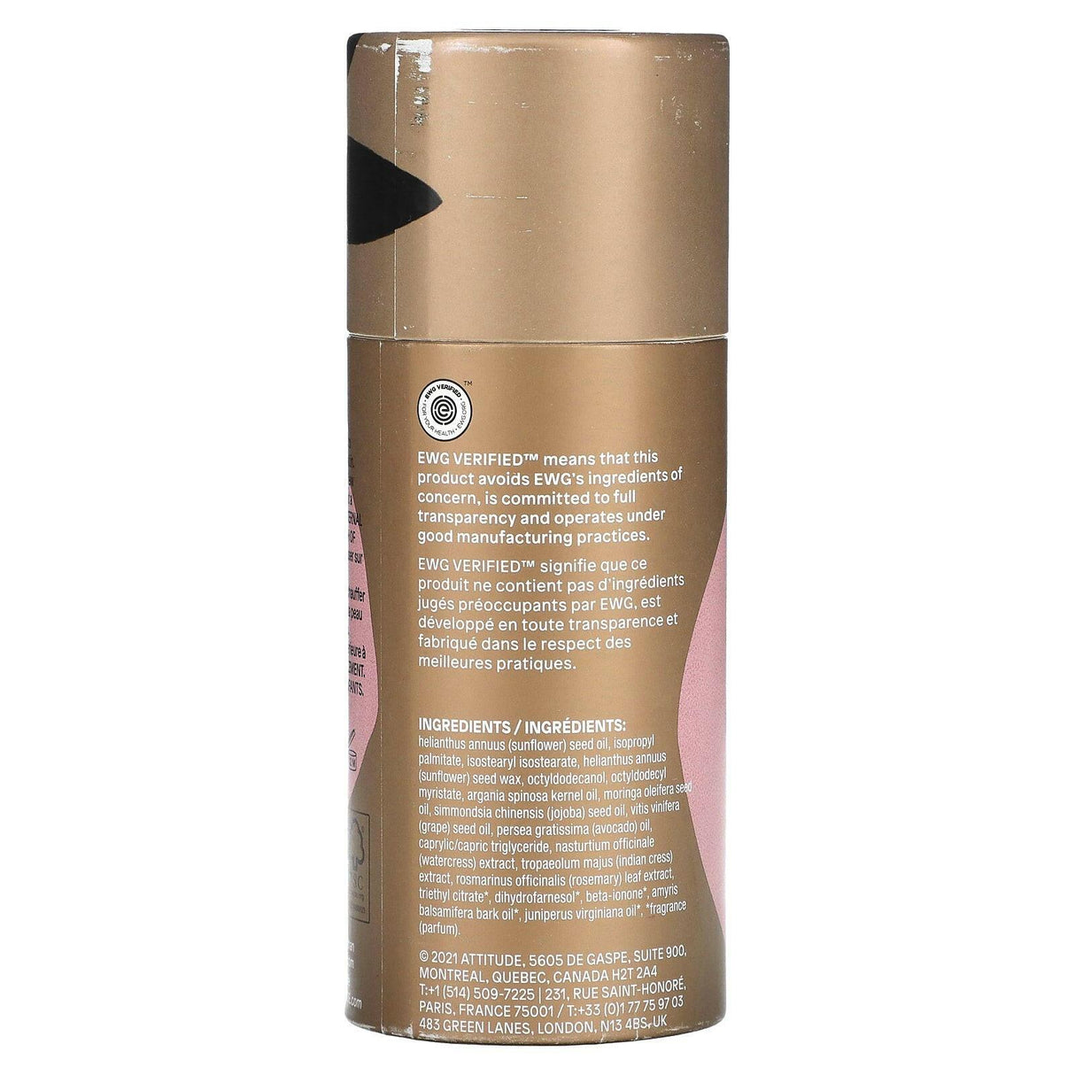 ATTITUDE, Leaves Bar, Dry Body Oil , Sandalwood, 1 Stick, 2.87 fl oz (85 ml) - Supply Center USA