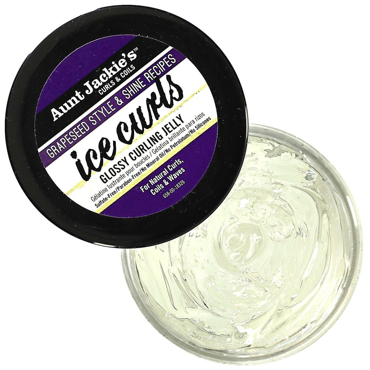 Aunt Jackie's Curls & Coils, Ice Curls, Glossy Curling Jelly, 15 oz (426 g) - Supply Center USA