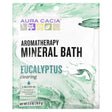 Aura Cacia, Aromatherapy Mineral Bath, Clearing Eucalyptus, 2.5 oz (70.9 g) - Supply Center USA