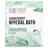 Aura Cacia, Aromatherapy Mineral Bath, Clearing Eucalyptus, 2.5 oz (70.9 g) - Supply Center USA