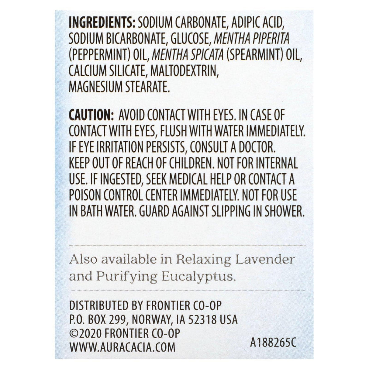 Aura Cacia, Aromatherapy Shower Tablets, Eucalyptus, 3 Tablets, 1 oz Each - Supply Center USA