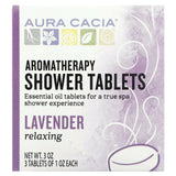 Aura Cacia, Aromatherapy Shower Tablets, Reviving Peppermint, 3 Tablets, 1 oz Each - Supply Center USA