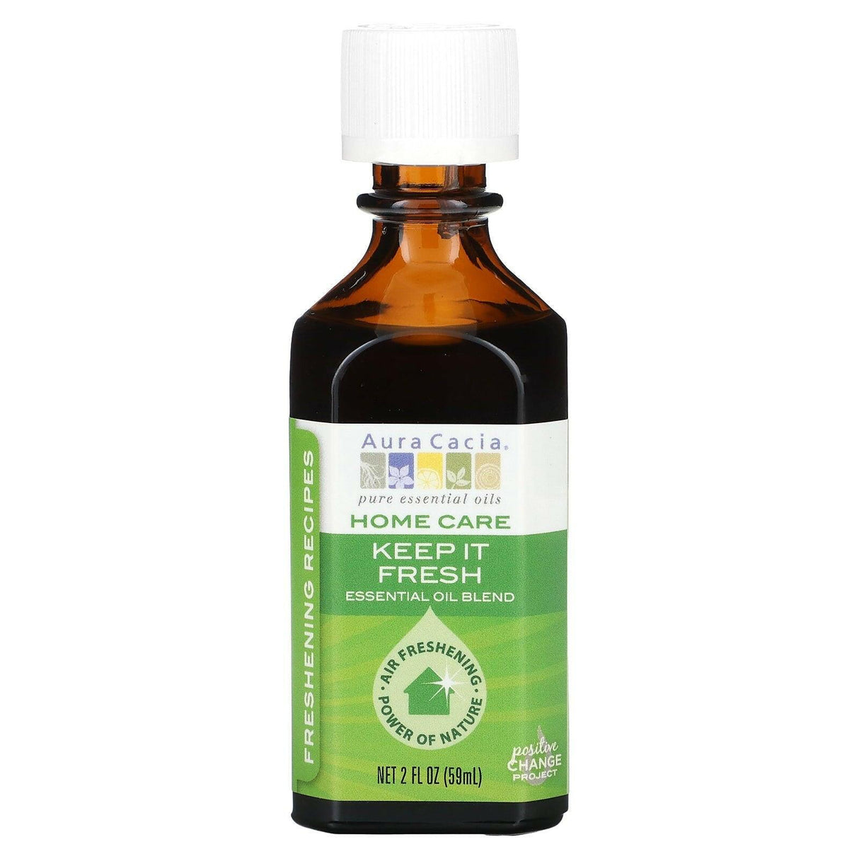 Aura Cacia, Home Care, Essential Oil Blend, Keep It Fresh, 2 fl oz (59 ml) - Supply Center USA