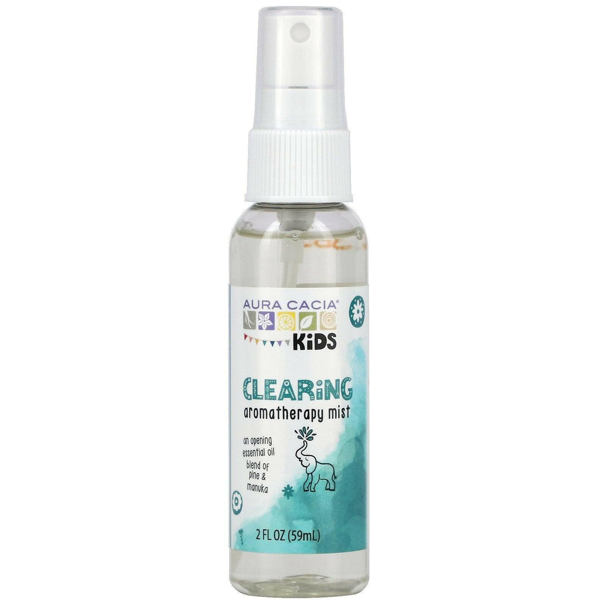 Aura Cacia, Kids, Clearing Aromatherapy Mist, 2 fl oz (59 ml) - Supply Center USA