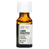 Aura Cacia, Pure Essential Oil, Lemon Eucalyptus, 0.5 fl oz (15 ml) - Supply Center USA