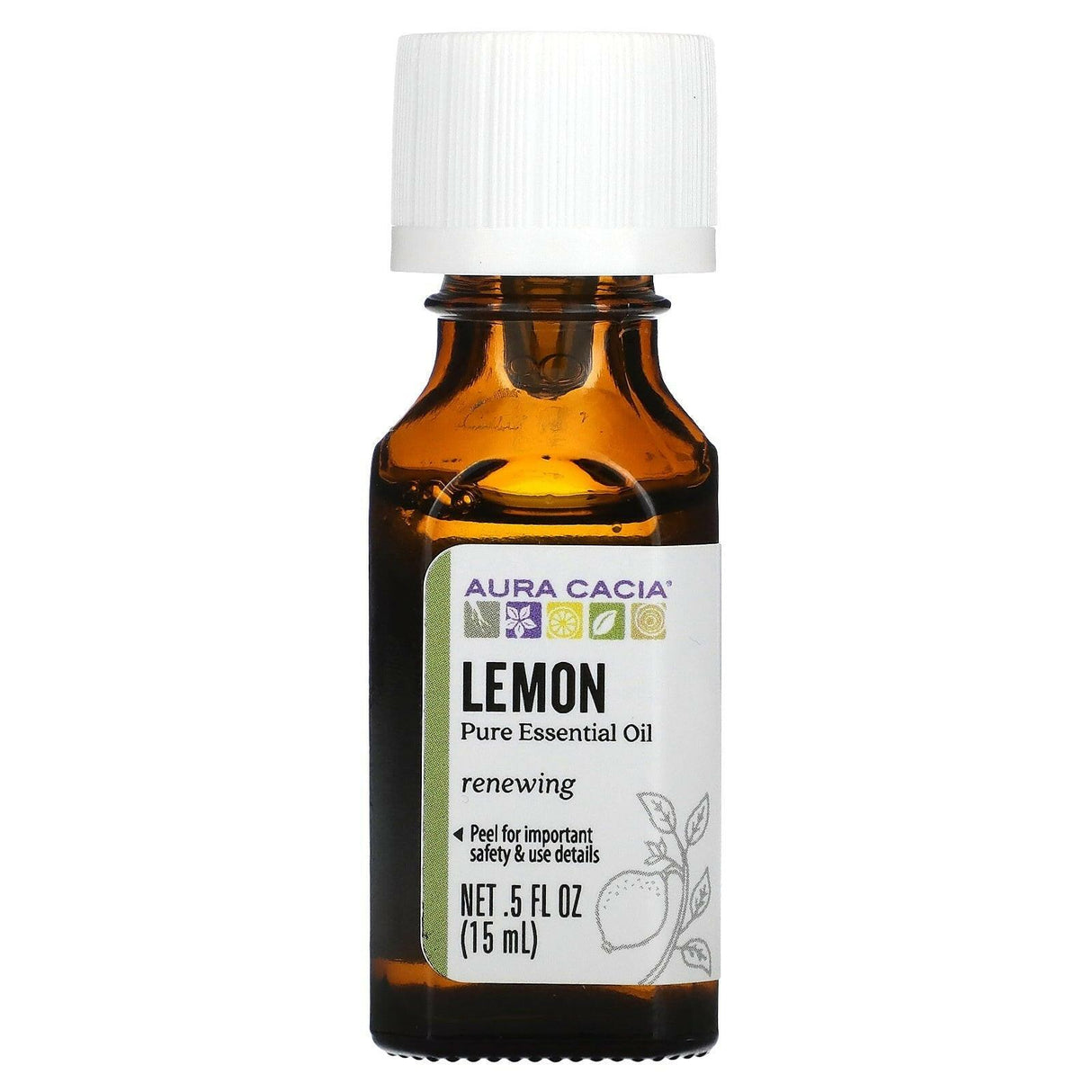 Aura Cacia, Pure Essential Oil, Lemon Eucalyptus, 0.5 fl oz (15 ml) - Supply Center USA