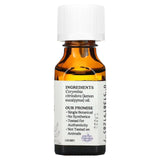 Aura Cacia, Pure Essential Oil, Lemon Eucalyptus, 0.5 fl oz (15 ml) - Supply Center USA