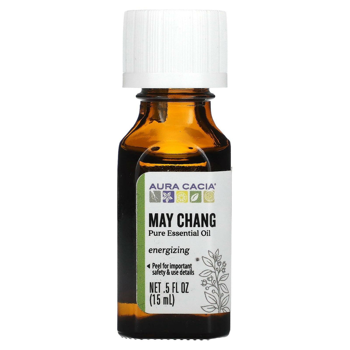 Aura Cacia, Pure Essential Oil, Lemon Eucalyptus, 0.5 fl oz (15 ml) - Supply Center USA