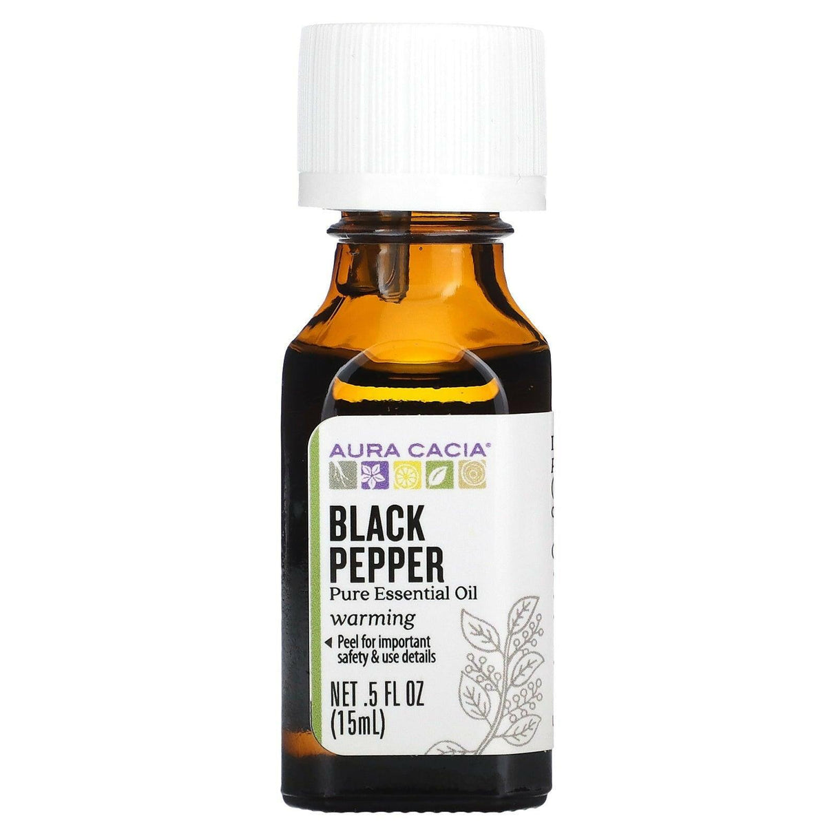 Aura Cacia, Pure Essential Oil, Lemon Eucalyptus, 0.5 fl oz (15 ml) - Supply Center USA