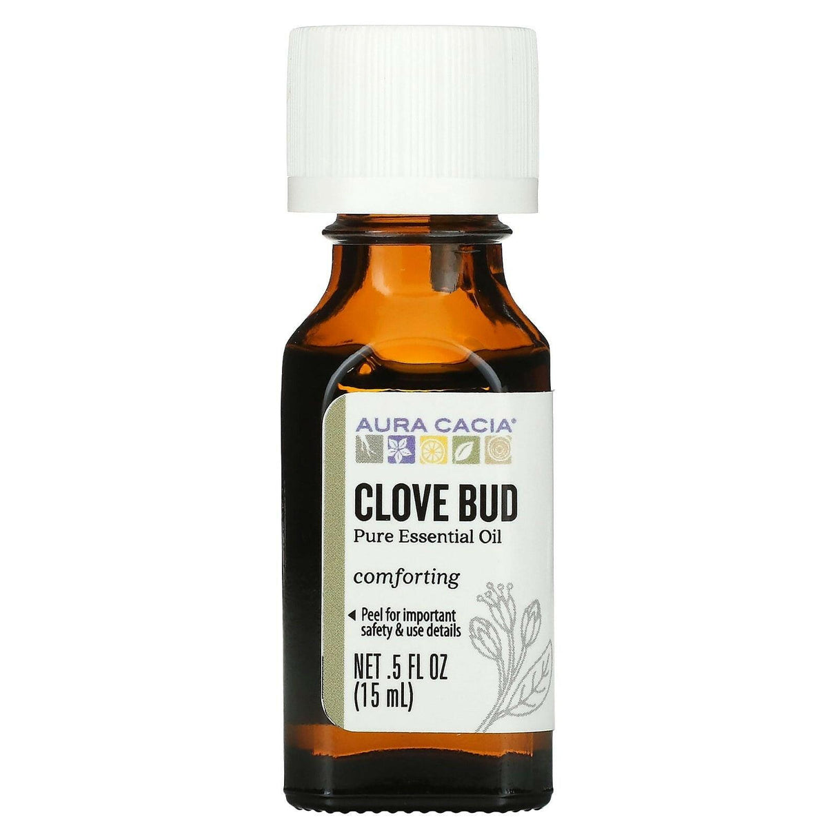 Aura Cacia, Pure Essential Oil, Lemon Eucalyptus, 0.5 fl oz (15 ml) - Supply Center USA