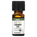 Aura Cacia, Pure Essential Oil, Organic Cinnamon Leaf, 0.25 fl oz (7.4 ml) - Supply Center USA