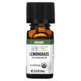 Aura Cacia, Pure Essential Oil, Organic Lemongrass, 0.25 fl oz (7.4 ml) - Supply Center USA