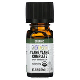 Aura Cacia, Pure Essential Oil, Organic Ylang Ylang Complete, 0.25 fl oz (7.4 ml) - Supply Center USA