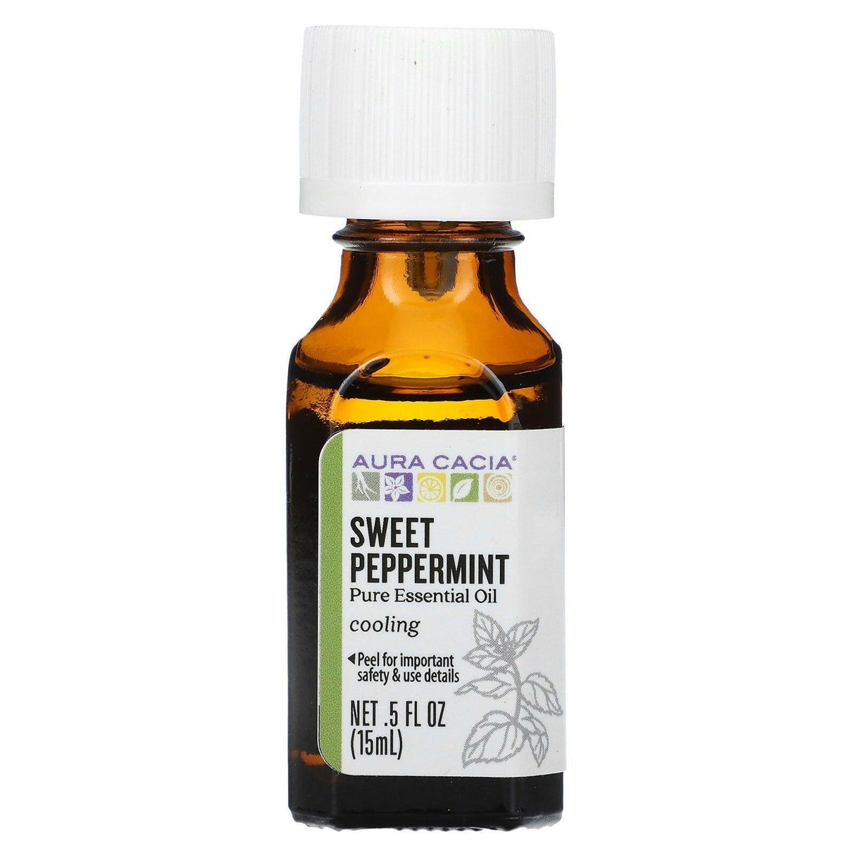 Aura Cacia, Pure Essential Oil, Spearmint, 0.5 oz (15 ml) - Supply Center USA