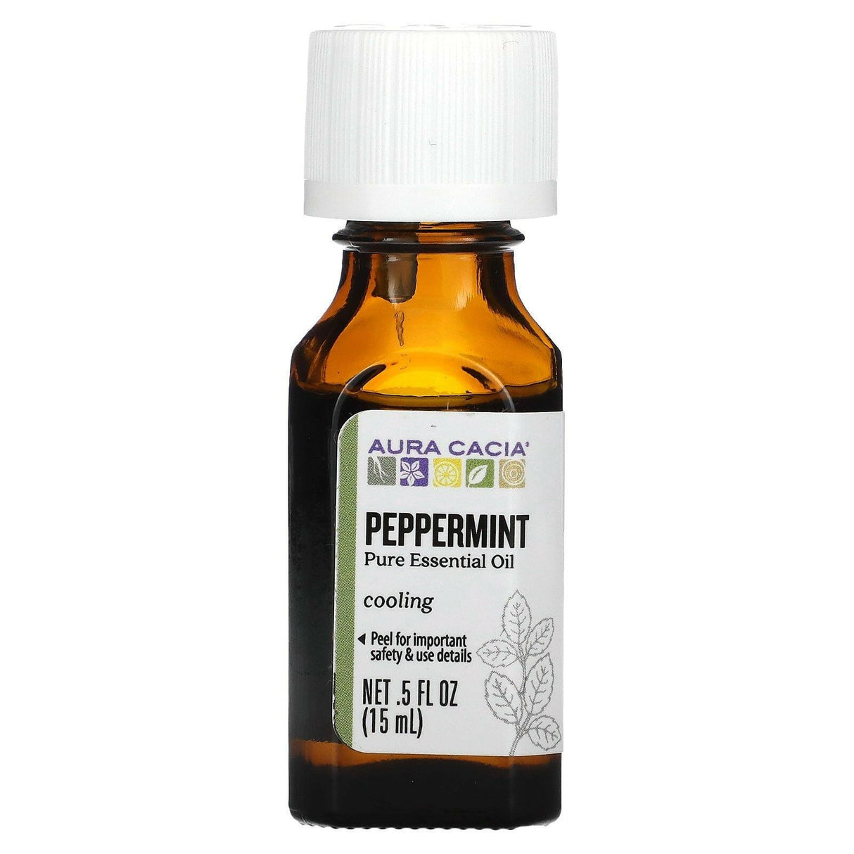 Aura Cacia, Pure Essential Oil, Spearmint, 0.5 oz (15 ml) - Supply Center USA