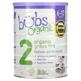 Aussie Bubs, Organic Grass Fed Follow-On Formula, 6-12 Months, 800 g - Supply Center USA
